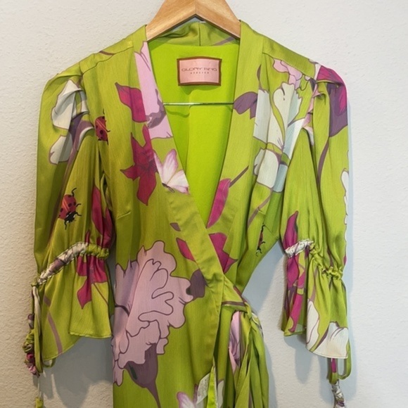 Glory Ang Passion Flower Kimono Wrap Dress - Picture 14 of 16